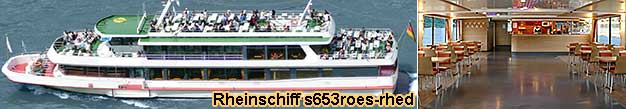 Winzer-Schiffsrundfahrt Rheinschifffahrt Rüdesheim, Bingen, Assmannshausen, Burg Rheinstein